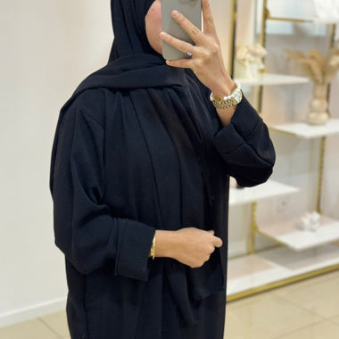 Abaya voile intégré