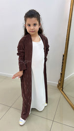 Ensemble Kimono Fille avec Sous-robe Blanche