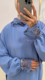 Tenue de Prière Soie de Médine & Dentelle