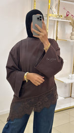 Blouse à dentelle