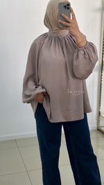 Blouse fluide boutonnée