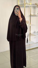 Ensemble khimar jersey premium