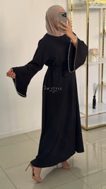 Robe manche à strass