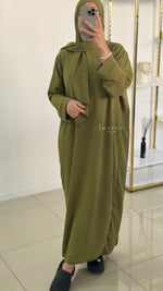 Abaya voile intégré