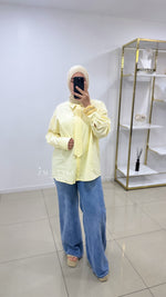 Chemise cravate amovible