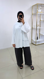 Pantalon à pois