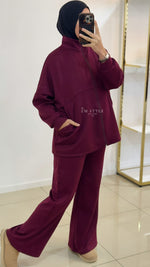 Ensemble pantalon avec fermeture