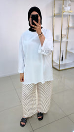 Pantalon à pois
