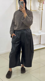 Pantalon simili cuir