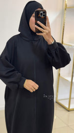 Longue veste avec fermeture