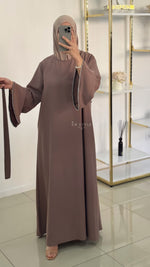 Robe manche à strass