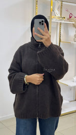 Cardigan à fermeture