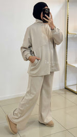 Ensemble pantalon avec fermeture