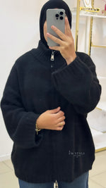 Cardigan à fermeture
