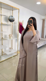 Robe plissé à noeud