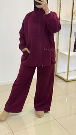 Ensemble pantalon avec fermeture