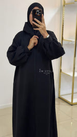 Longue veste avec fermeture