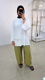 Pantalon à pois