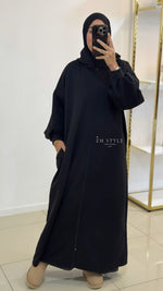 Longue veste avec fermeture