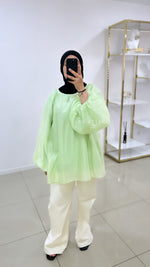 Blouse en organza