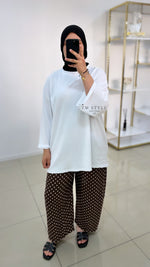 Pantalon à pois