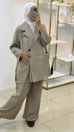 Ensemble blazer oversize