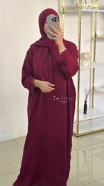 Abaya voile intégré