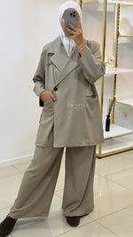 Ensemble blazer oversize