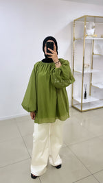 Blouse en organza