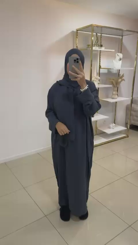 Abaya voile intégré