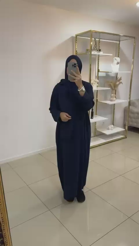 Abaya voile intégré