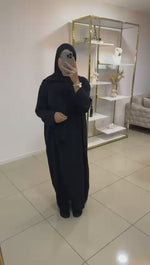 Abaya voile intégré